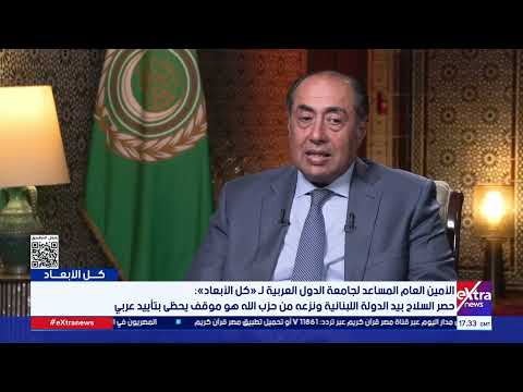 السفير حسام زكي: حصر السلاح بيد الدولة اللبنانية ونزعه من حزب الله هو موقف يحظى بتأييد عربي