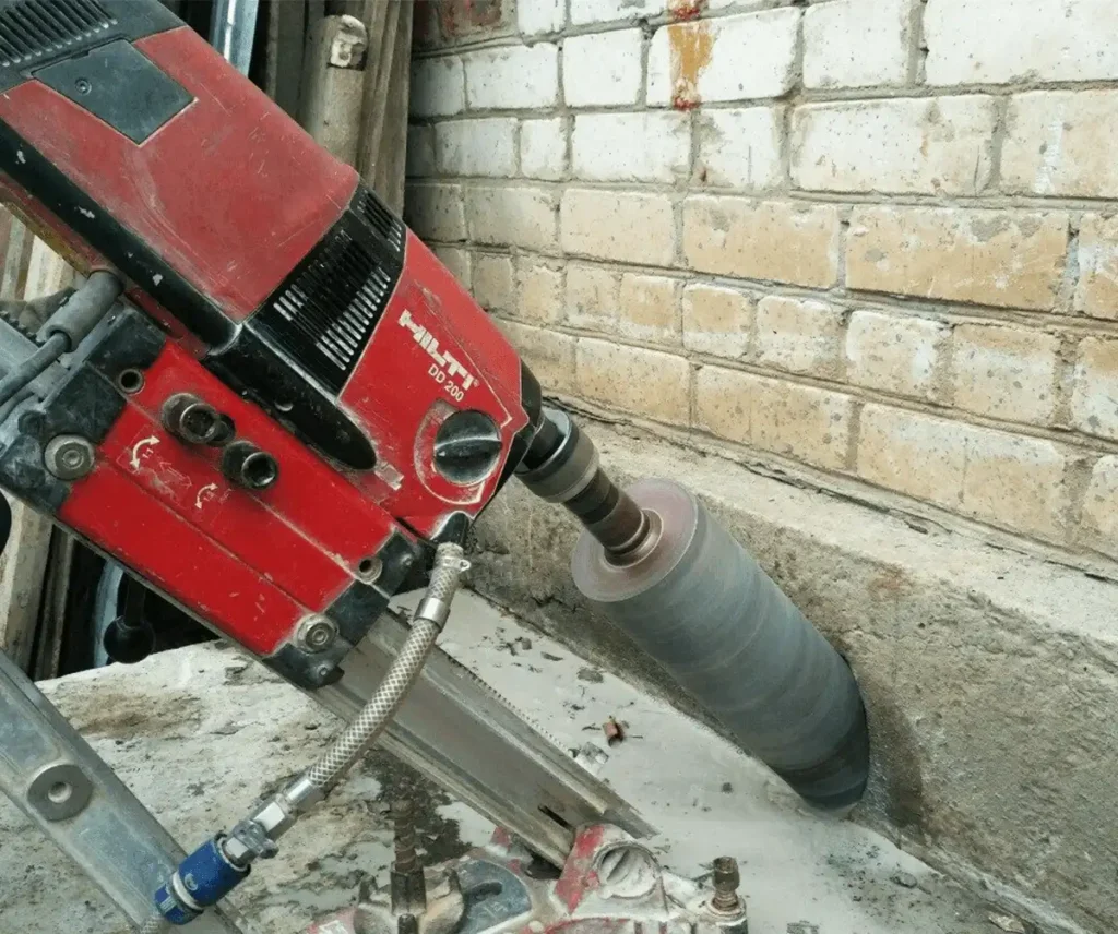 عمل فتحات كور